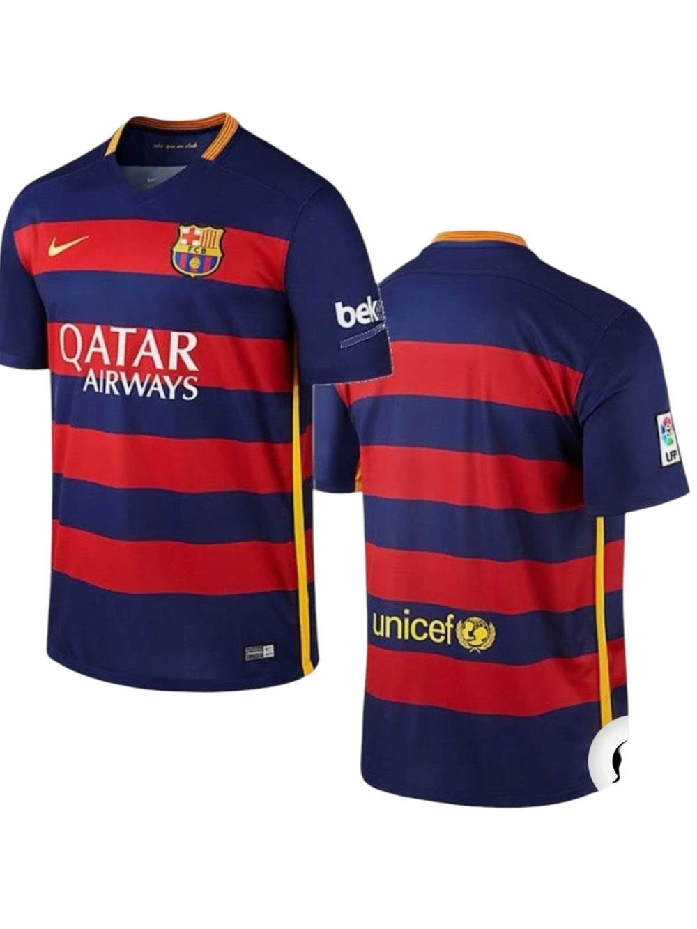 NIKE BARCELONA RETRO HOME STAD JERSEY 2016 NEW “AUTHENTIC” 658794-422